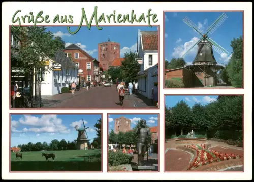 Marienhafe Grüße aus Marienhafe Mehrbild-AK Ortsansichten 2000