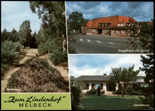 Ansichtskarte Melbeck Mehrbildkarte Gasthof Zum Lindenhof MELBECK 1975