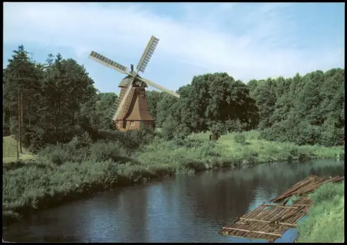 Ansichtskarte Meppen Höltingmühle Windmühle 1975