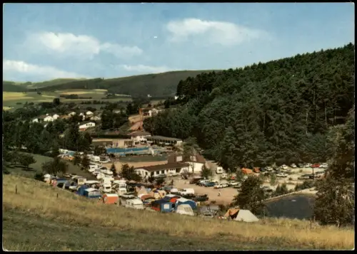Michelstadt Campingplatz und Schwimmbad Erholungszentrum Odenwald 1970