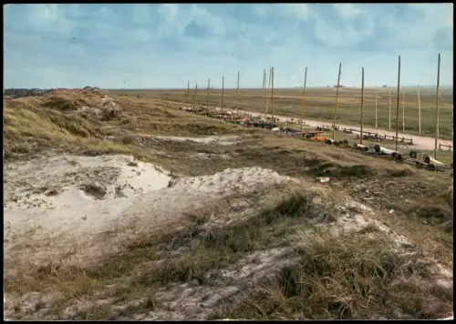 Ansichtskarte St. Peter-Ording Jachthafen der Strandsegler 1977