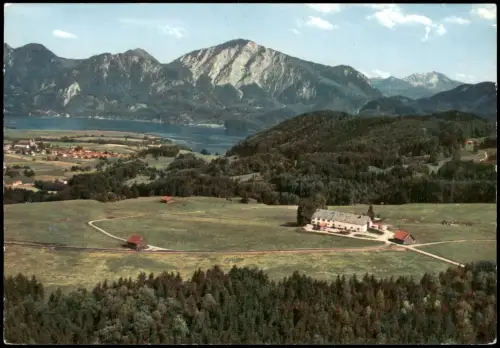 Ansichtskarte Schlehdorf Luftbild Fliegeraufnahme Berggasthof 1970