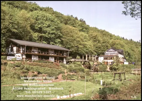 Ansichtskarte Schlangenbad Landgasthaus & Hotel Wambacher Mühle 2002