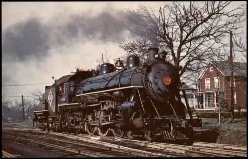 Ansichtskarte  Dampflokomotive ERIE 2544 Railway Eisenbahn 1978