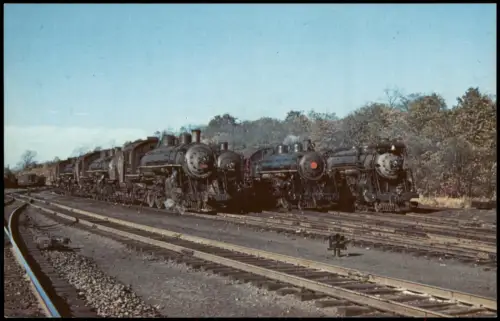 Ansichtskarte  Dampflokomotive ERIE RAILROAD Railway Eisenbahn 1978