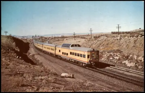 Ansichtskarte  Eisenbahn Zug Lokomotive CITY OF LOS ANGELES Union Pacific 1978