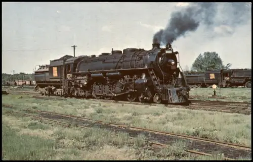 Ansichtskarte  Dampflokomotive GRAND TRUNK 6330 Eisenbahn Railway 1978