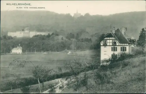 Ansichtskarte Bad Wilhelmshöhe-Kassel Blick vom Rammelsberg 1907