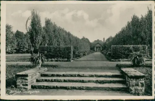 Ansichtskarte Bottrop Stadtgarten Aufgang 1942