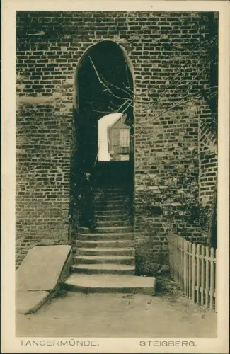 Ansichtskarte Tangermünde Steigberg 1928