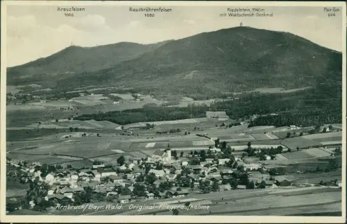 Ansichtskarte Arnbruck Luftbild Luftaufnahme 1941