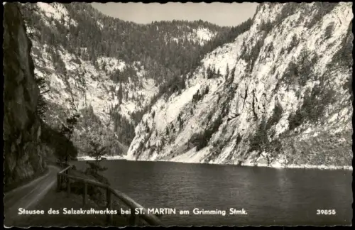Ansichtskarte Grimming Stausee des Salzakraftwerkes 1959