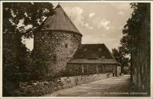 Ansichtskarte Bautzen Budyšin Alte Waffenschmiede, Jugendherberge 1932
