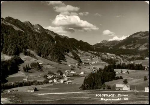 Ansichtskarte Bolgenach-Hittisau Panorama, Bregenzerwald 1964