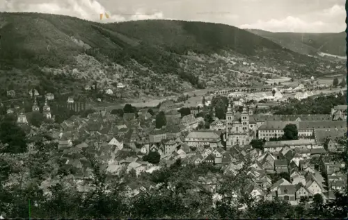Ansichtskarte Amorbach Blick vom Wolkmann 1965