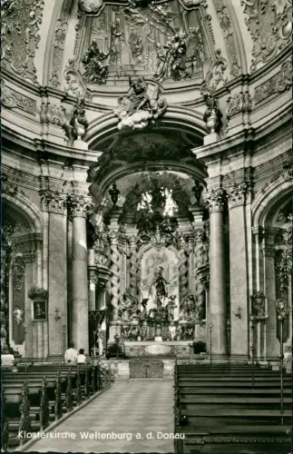 Ansichtskarte Kelheim Klosterkirche - Altar 1964