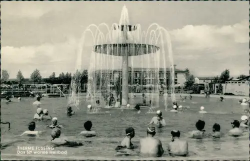 Ansichtskarte Bad Füssing Thermalbad - Badende 1963