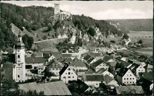 Ansichtskarte Wellheim Wöiha Blick auf die Stadt 1962