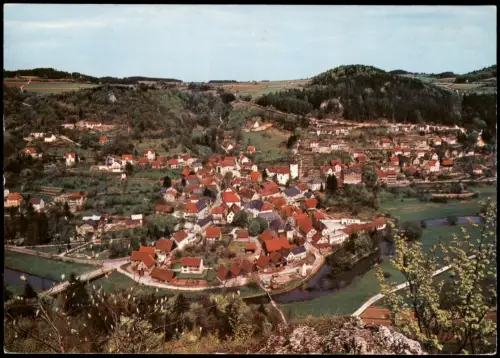Muggendorf-Wiesenttal Panorama-Ansicht Blick vom Frauenstein 1970