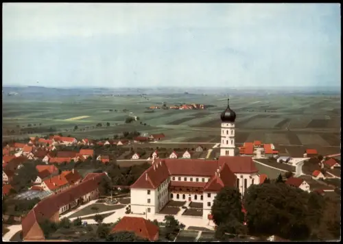 Mönchsdeggingen Kleriker-Noviziat der Mariannhiller Missionare Luftaufnahme 1960