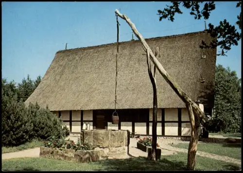 Ansichtskarte Münster (Westfalen) Freilichtmuseum Mühlenhaus um 1600 1986