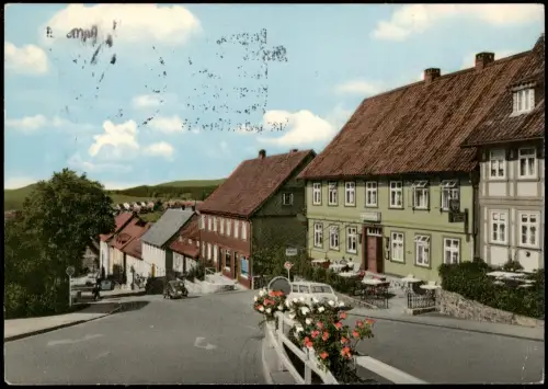 Ansichtskarte Sankt Andreasberg-Braunlage Breite Straße, mit VW Käfer 1973
