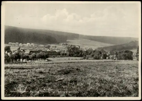 Ansichtskarte Neuhaus im Solling-Holzminden Panorama-Ansicht vom Moosberg 1935