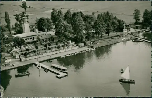 Ansichtskarte Steinhude-Wunstorf Luftaufnahme Strandhotel 1960