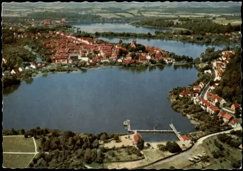 Ansichtskarte Mölln (Schleswig-Holstein) Luftbild, Panorama-Ansicht 1980