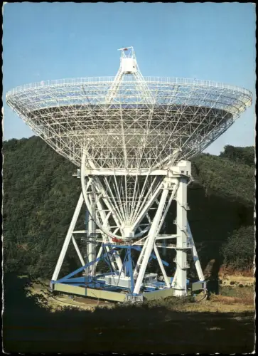 Ansichtskarte Bad Münstereifel Radioteleskop bei Effelsberg 1985