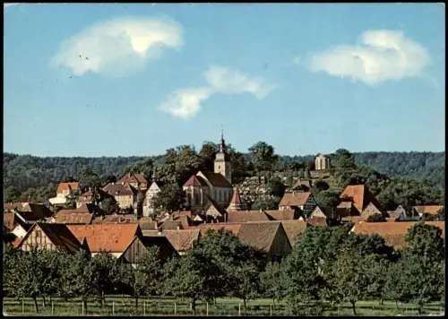 Ansichtskarte Burgbernheim Panoramaansicht BURGBERNHEIM 1980