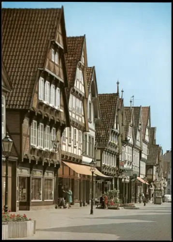 Ansichtskarte Celle Zöllnerstraße, Fachwerkhäuser 1995