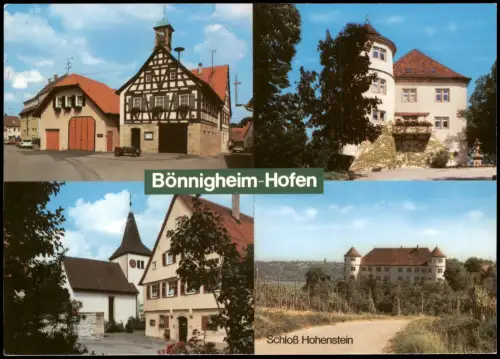 Ansichtskarte Bönnigheim Straßen Ansichten, Schloß Hohenstein 1991