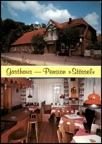 Ansichtskarte Bohndorf Gasthaus Pension Stössel in 3119 Bohndorf 1980