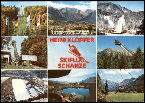 Birgsau-Oberstdorf (Allgäu) MB Birgsautal  Heini-Klopfer-Skiflugschanze 1990