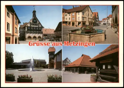 Ansichtskarte Metzingen Mehrbild-AK Ortsansichten Grüsse aus Metzingen 1975