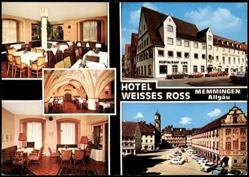 Ansichtskarte Memmingen HOTEL WEISSES ROSS 1985