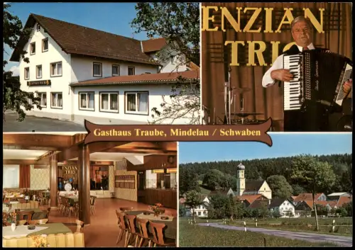 Mindelau-Mindelheim Gasthaus Traube beim singenden Wirt Xaver Schropp 1982
