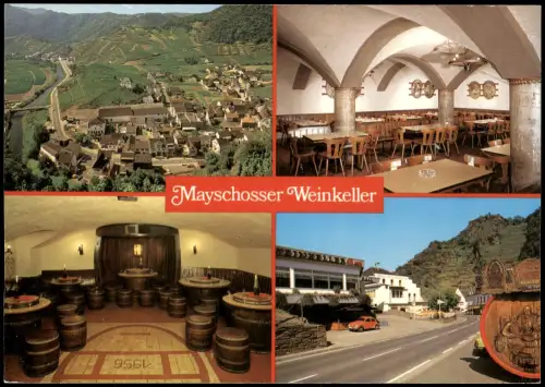Ansichtskarte Mayschoß Mehrbildkarte, Mayschosser Weinkeller 1985
