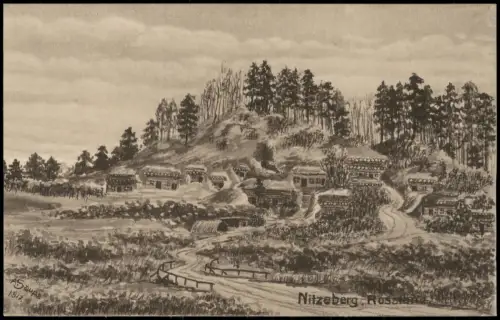 .Russland Rußland Россия Nitzeberg Russia Militaria Künstlerkarte 1917