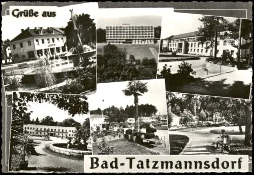 Ansichtskarte Tatzmannsdorf Mehrbildkarte mit Kuranlagen und Kurpark 1965