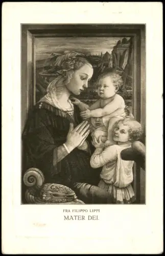 Ansichtskarte  FRA FILIPPO LIPPIMATER DEI Religiöse Künstlerkarte 1933