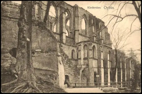 Ansichtskarte Oybin Burg und Klosterruine 1924