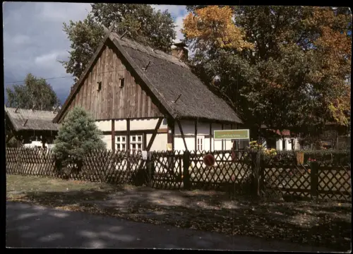 Ansichtskarte Prieros-Heidesee Heimatmuseum 1990