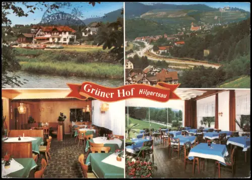 Hilpertsau-Gernsbach Mehrbild-AK   Hilpertsau mit Hotel Grüner Hof 1980