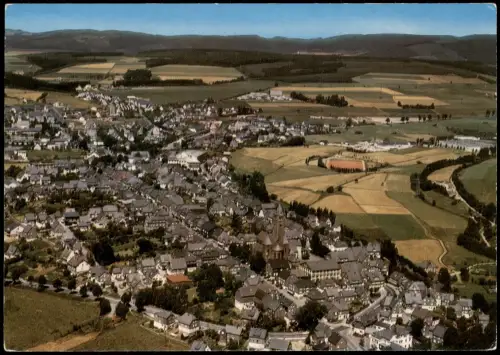 Ansichtskarte Schmallenberg Luftbild Luftaufnahme 1970