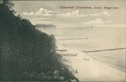 Neukuhren Pionerski (Kuršiai/Пионерский) Strand, Wangerspitze 1915  Ostpreußen