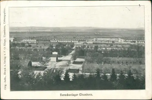 Elsenborn Bütgenbach Truppenübungsplatz Barackenlager 1915 Malmedy Feldpost