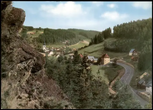 Oberwarmensteinach-Warmensteinach Fichtelgebirge Blick vom Höllfelsen 1980