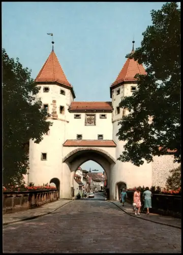Ansichtskarte Amberg Personen Straße am Nabburger Tor 2003/1975